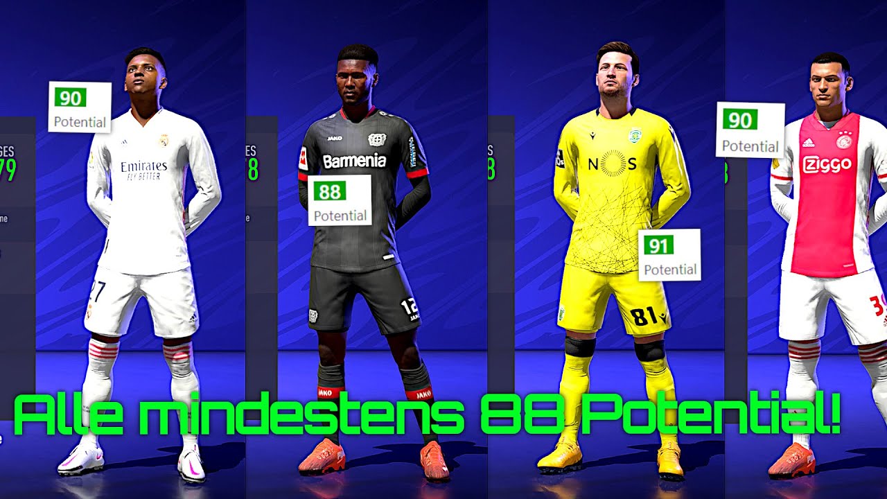 24 WEITERE FIFA 21 KARRIEREMODUS TALENTE !!! 🔥😍 Alle mindestens 88 Potential