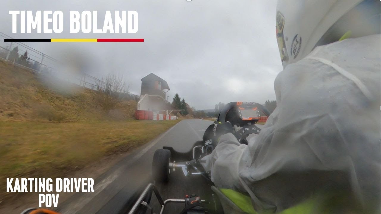 ONBOARD SPA FRANCORCHAMPS in the rain / IAME X30