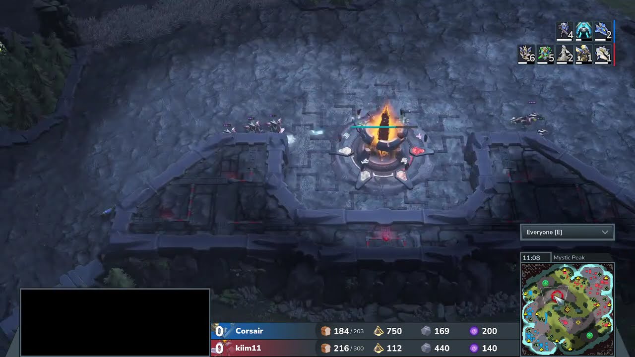 kiim11 (Cel) vs Corsair (Van) - Stormgate - ASCQ