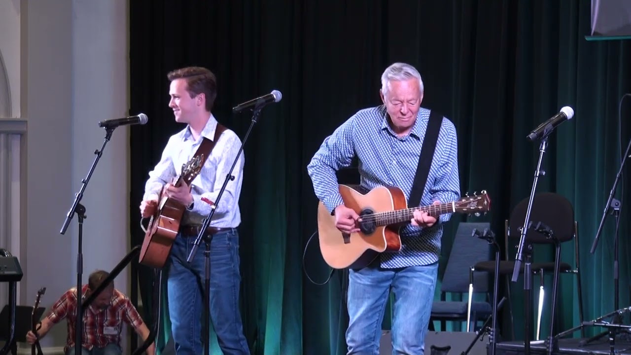 Tommy Emmanuel and Parker Hastings playing Borsalino at CAAS 2023