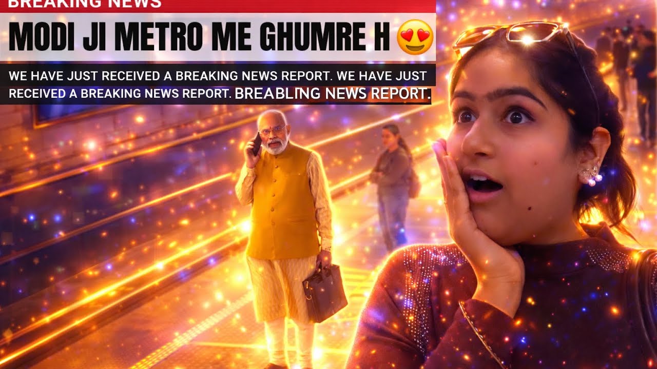 MODI JI METRO ME DIKHE😍😟| HAPPY BALDAY😜❤️ | Reetleen Kaur