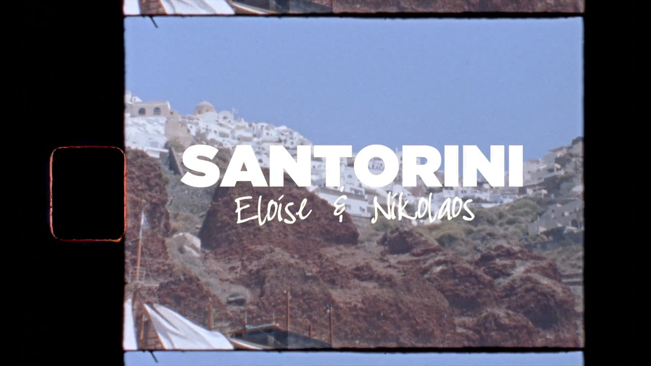 Eloise & Nikolaos. A destination wedding in Santorini  Greece