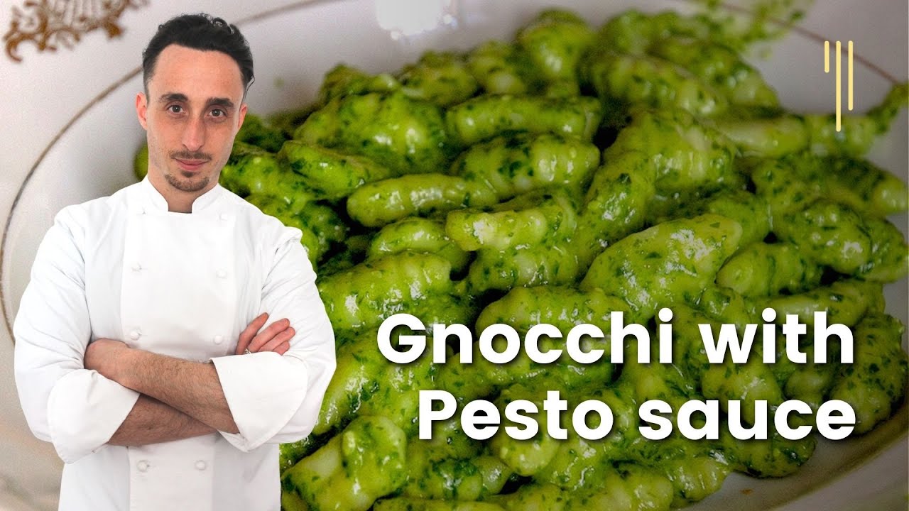 Gnocchi with Pesto Sauce *INDESCRIBABLE*
