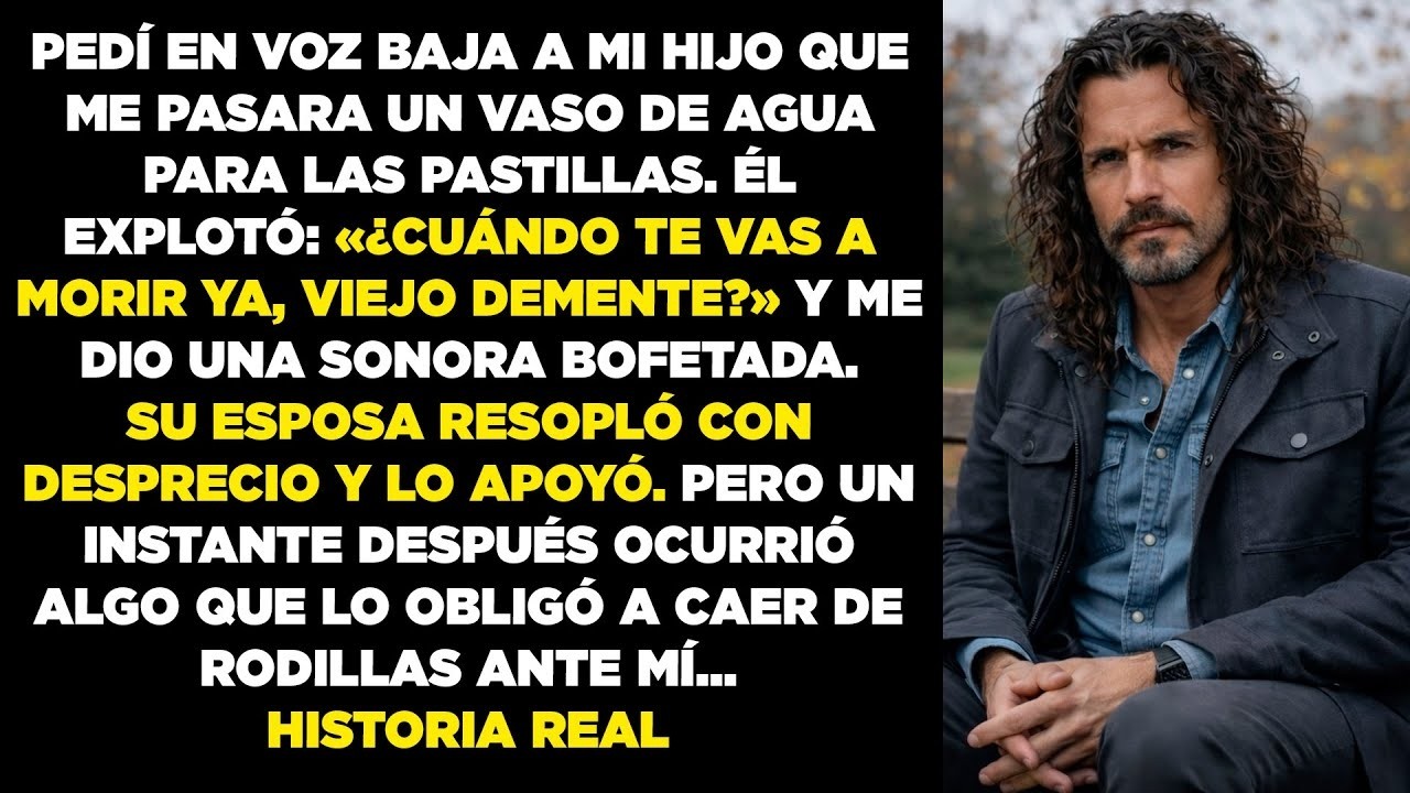 —¿CUÁNDO TE VAS A MORIR YA, VIEJO_ —gritó mi hijo. Aún no sabía que yo lo había estado ocultando