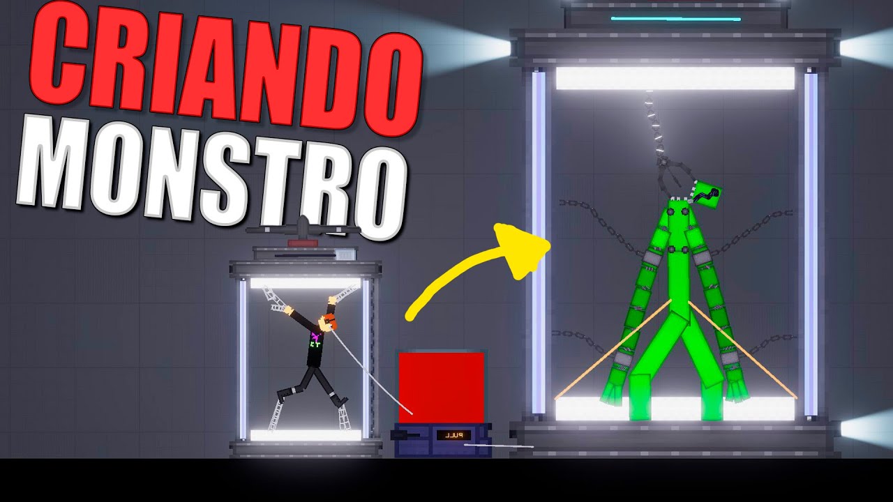 Tentando criar um NOVO Rainbow Friends no People Playground