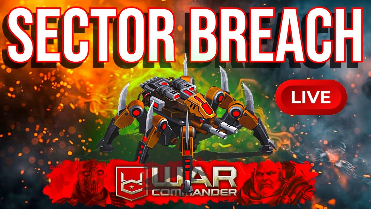 War Commander Live: Sector Breach General & Conqueror Bases