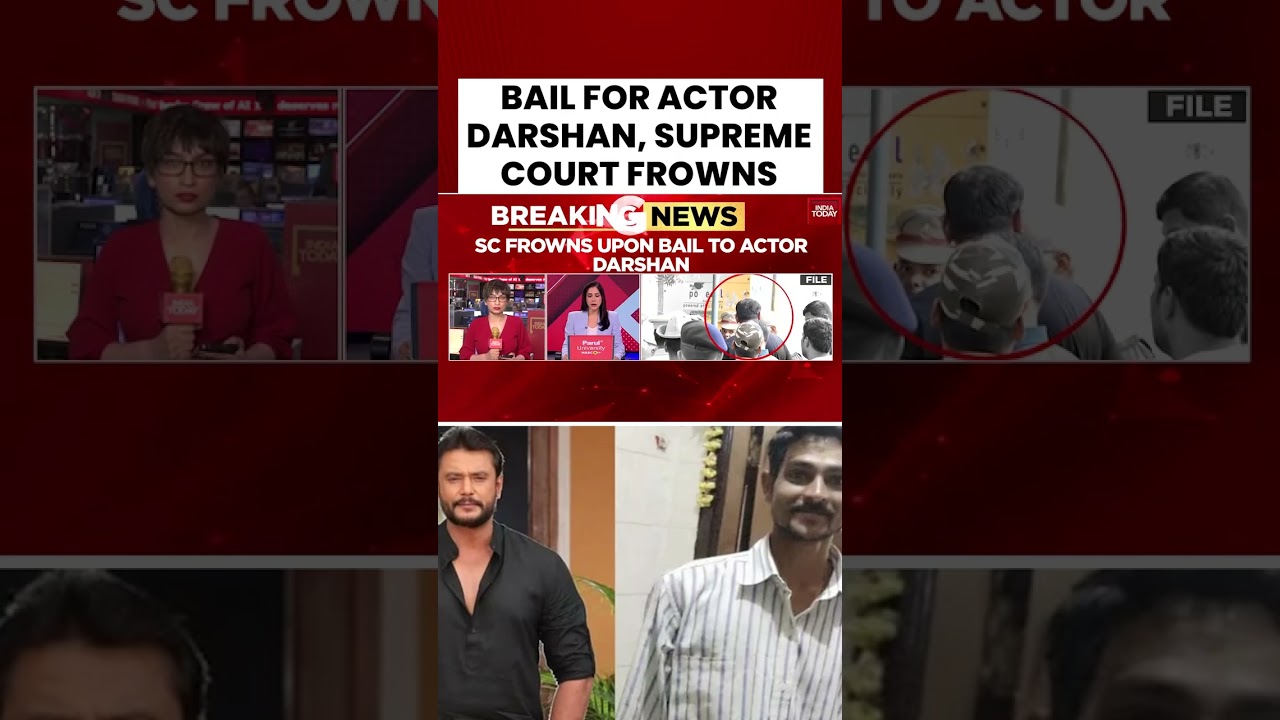 Bail For Kannada Actor Darshan, Supreme Court Frowns | #shorts #darshan #kannadactor #karnataka