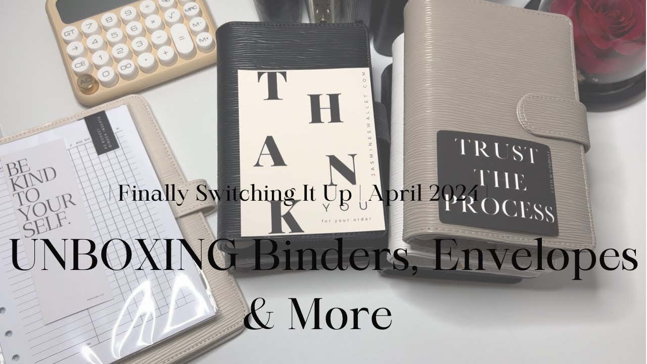 Happy Mail 💕| Unboxing a Whole New Setup🖤 | Cash Envelope Budgeting System 🤍