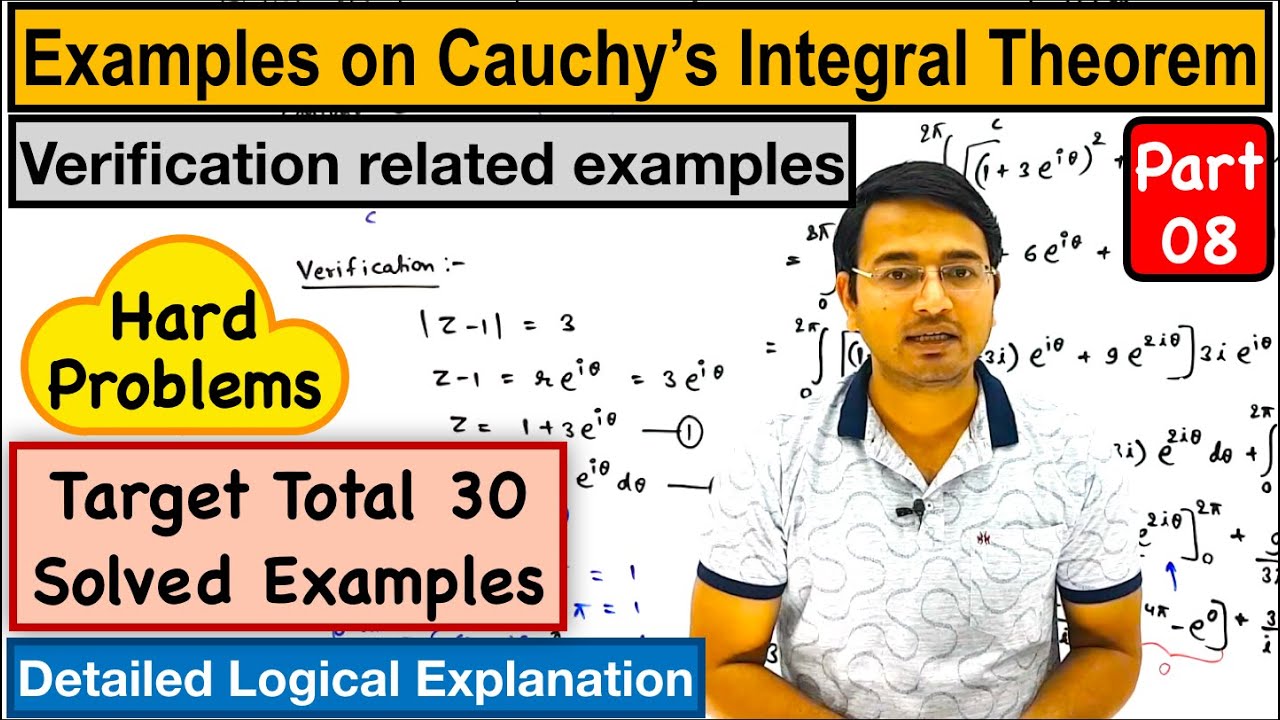 Verify Cauchy Integral Theorem related examples : part 8