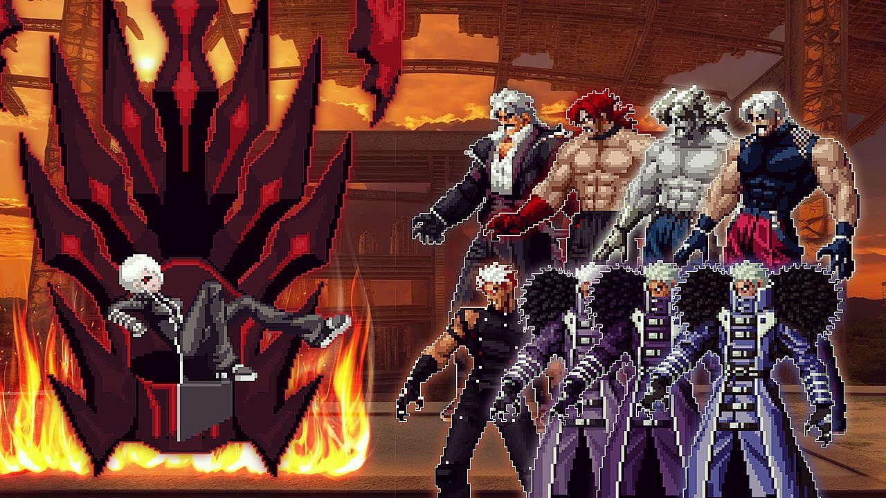 [KOF Mugen] Kill Everything Vs Rugal Bernstein Team