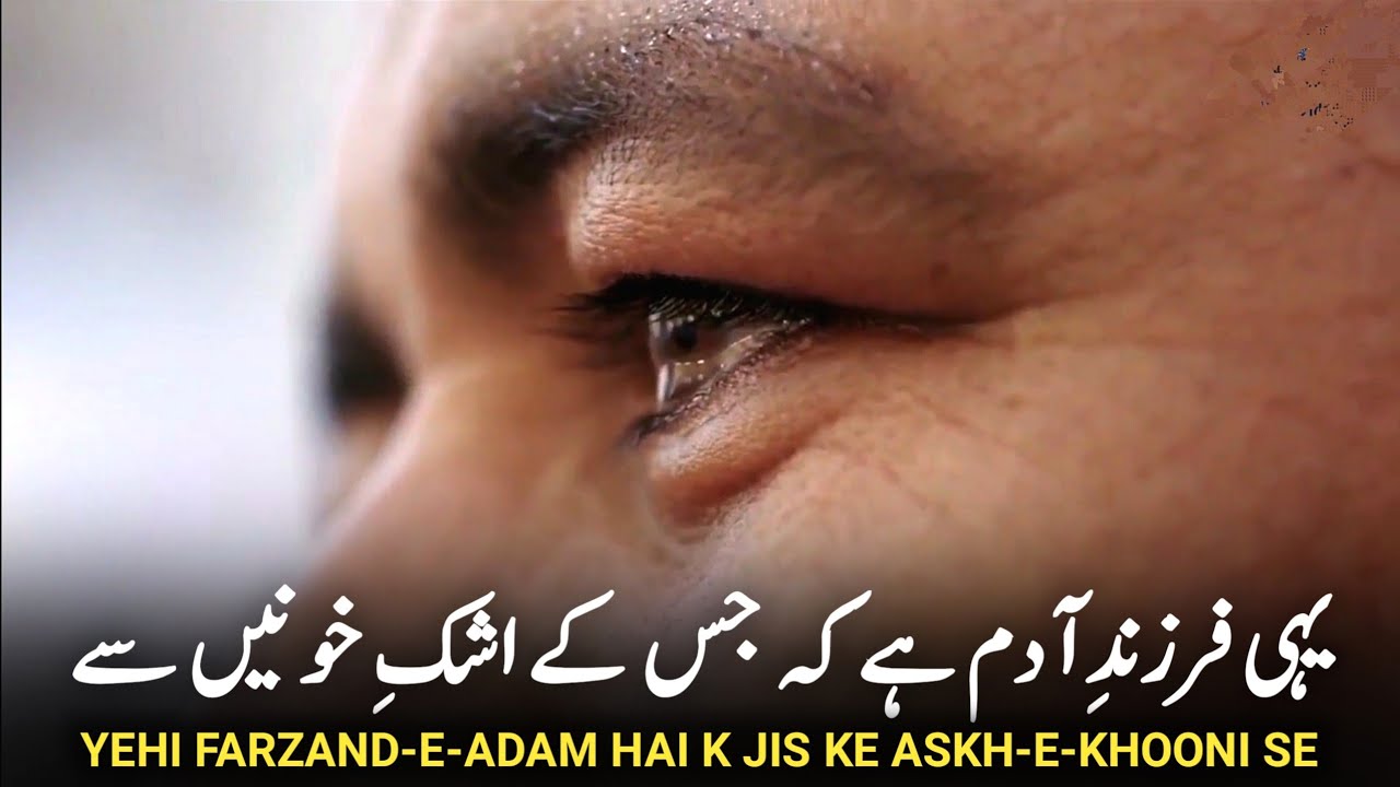 Hazrat-E-Insan | The Human Being ★ Armaghan-e-Hijaz _ Allama Iqbal Poetry | Sword of Haq