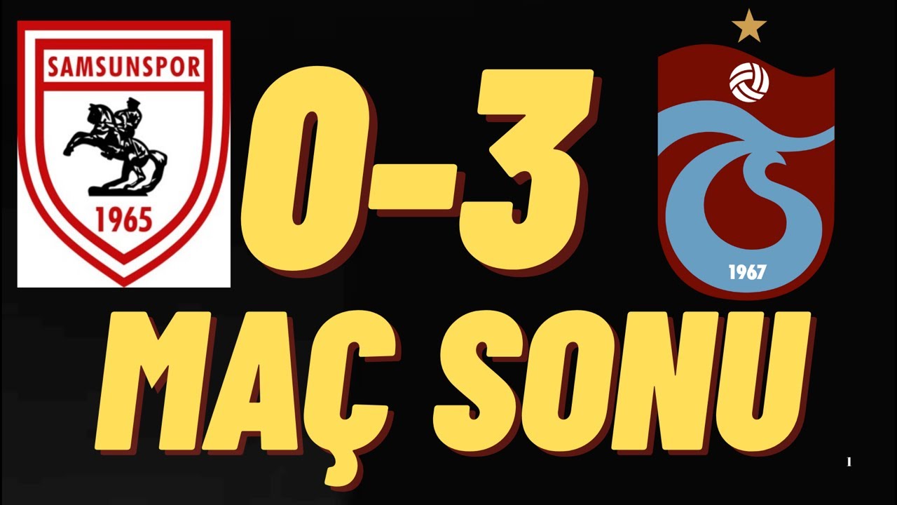 Giray Kaçar  canlı yayında Samsunspor 0-3 Trabzonspor maç sonu goller pozisyonlar #trabzonspor