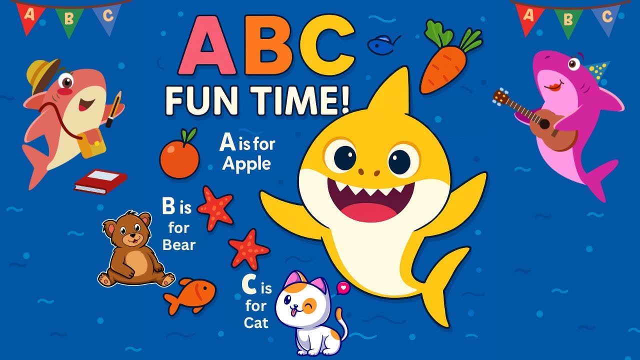 ABC Fruits and Animals for Toddlers 🍎🦁 | Fun & Easy Alphabet Song for Kids 1–3
