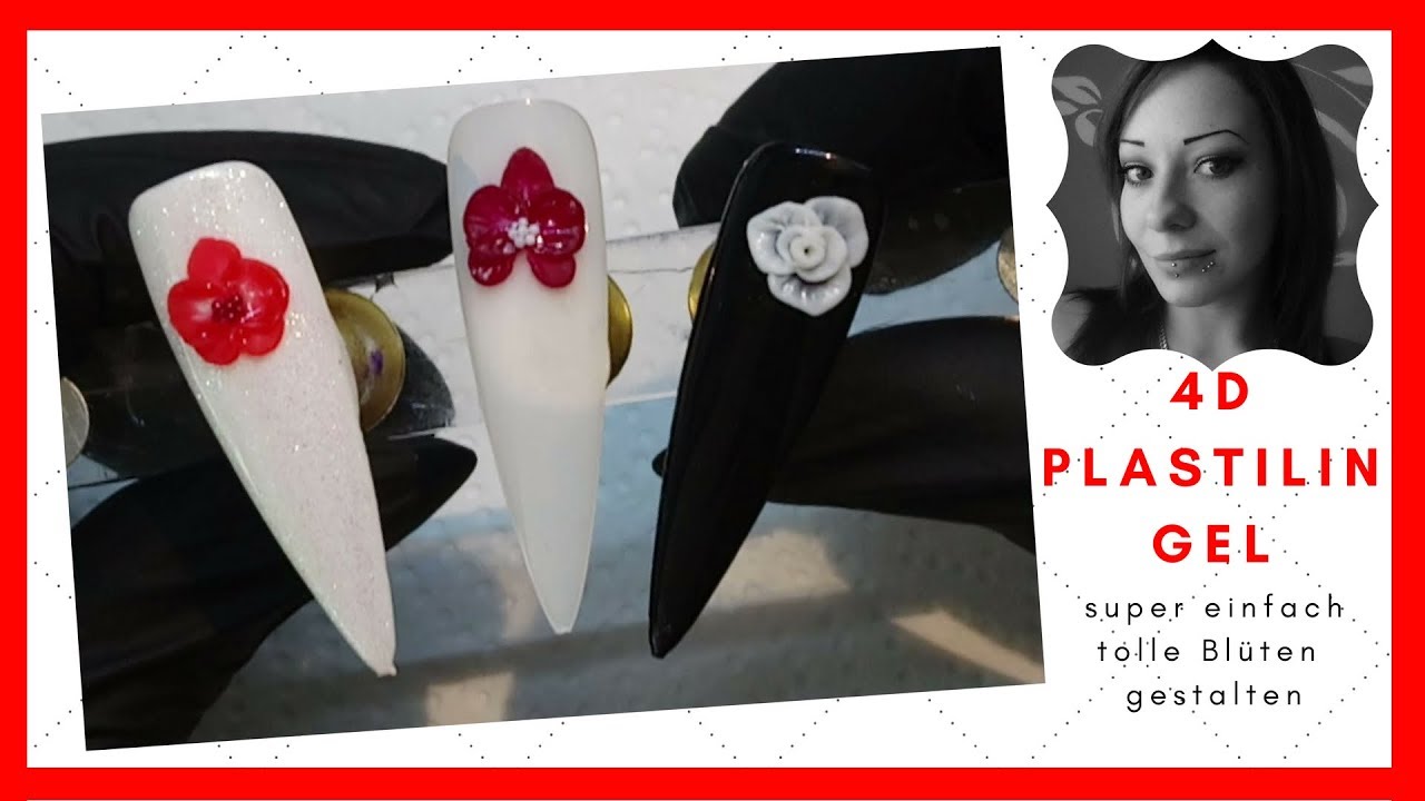 Plastilin Gel 4D Blüten | einfach tolle Blüten gestalten