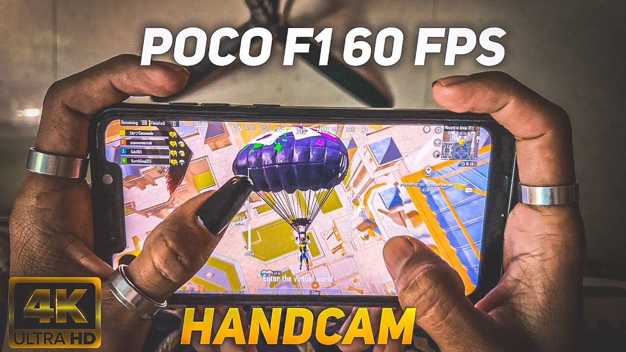 POCO f1 BGMI Handcam Gameplay 🔥 Should we buy for Gaming in 2025 ?