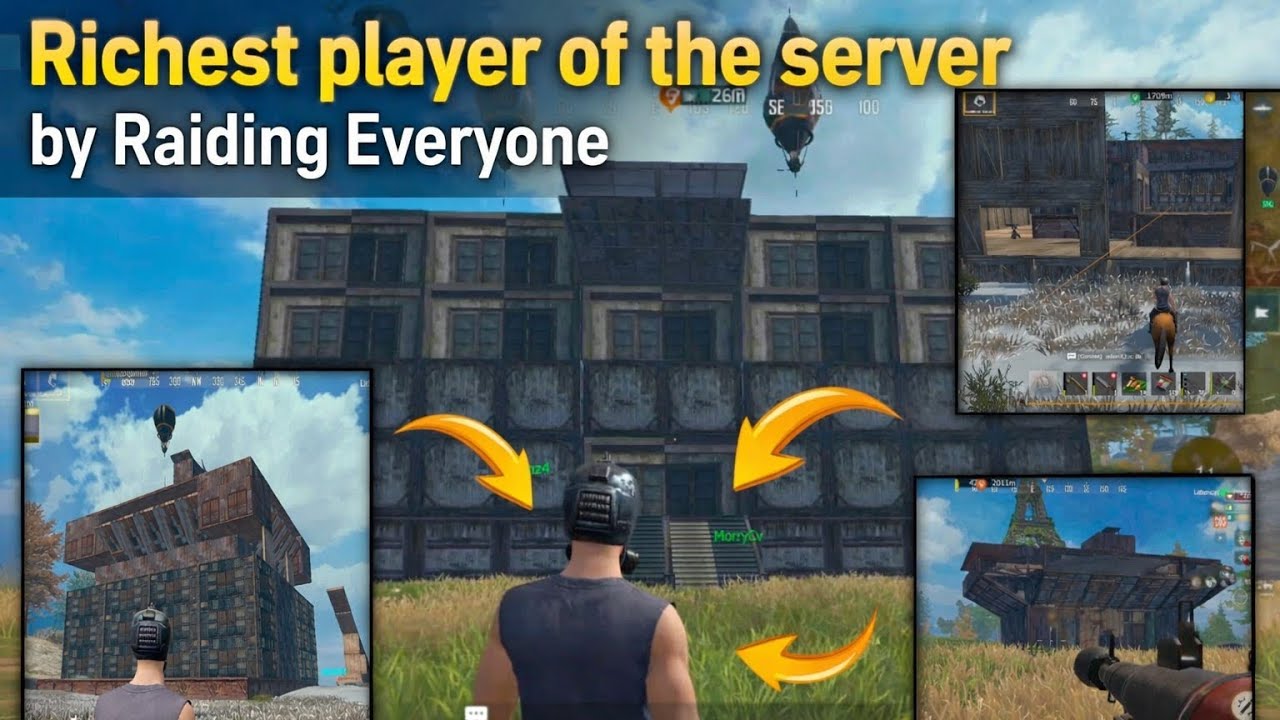 Day-3 Clearing whole server To Become Richest Player Of The Server! Last island of survival 