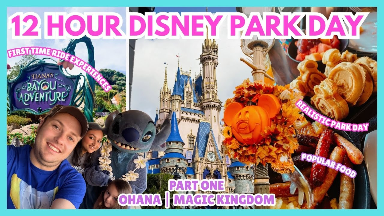A Realistic 12-Hour Day at Disney World with a 4 Year Old | Part 1 | Magic Kingdom | Ohana