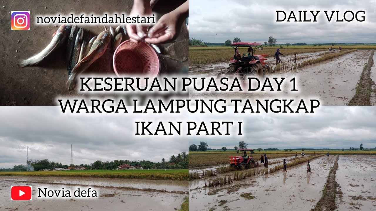 KESERUAN PUASA DAY 1, WARGA LAMPUNG TANGKAP IKAN PART I #trending #trendingvideo #vloglampung #funny