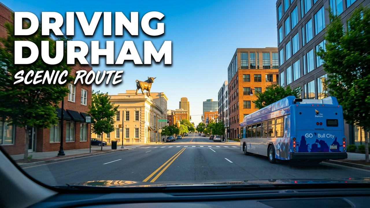Durham North Carolina Driving Tour [4K]