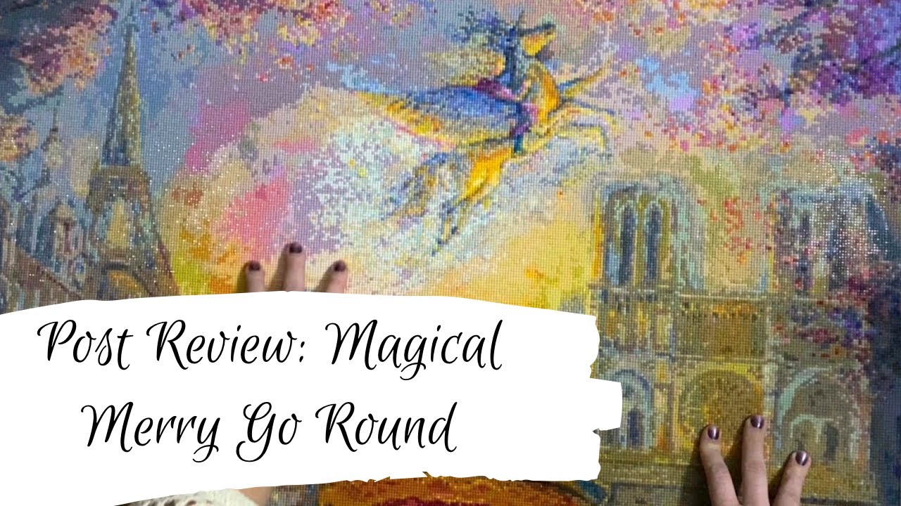 Post Review: “Magical Merry Go Round” | Diamond Painting Deutschland | 220 colors - is more better?