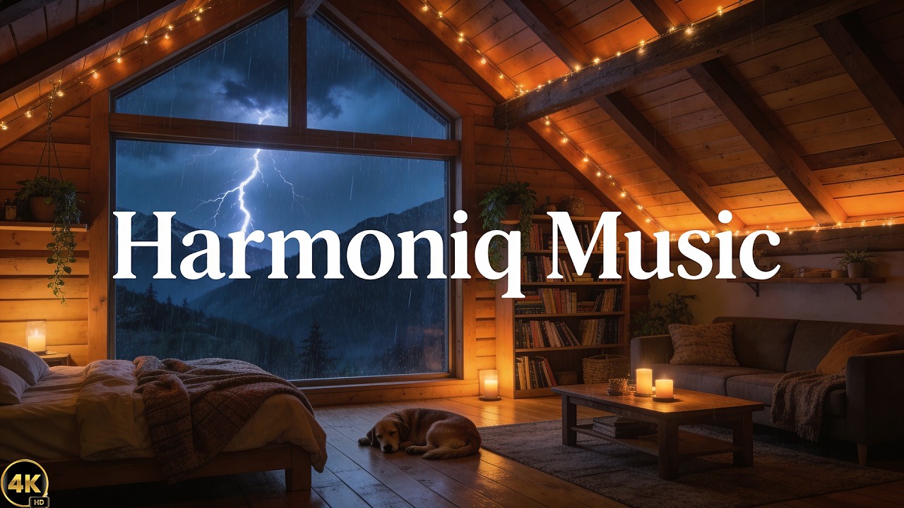 Gentle Rain Sounds Outside | Cozy Indoor Calm Ambience for Sleep & Relaxation