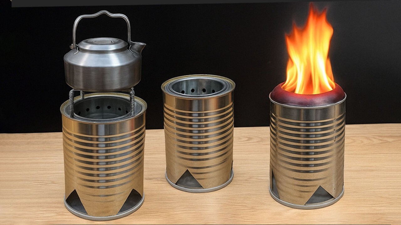 How to make DIY solo stove smokeless fire pit! No electricity, no gas needed