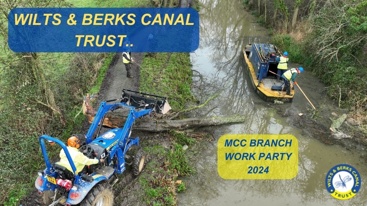 Wilts & Berks Canal Trust. MCC Branch First Work Party January 2024