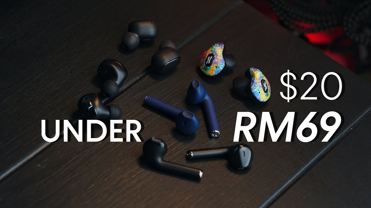 Best Budget TWS Earbuds Under RM100 | $30 (Comparison Review + Giveaway)