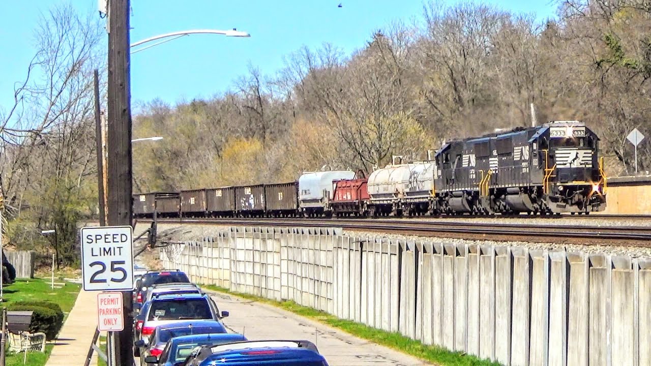 NS 6333's AWESOME One-Of-A-Kind Nathan K5LLE Horn on NS C28 in Glen Osborne, PA - 4/3/2020