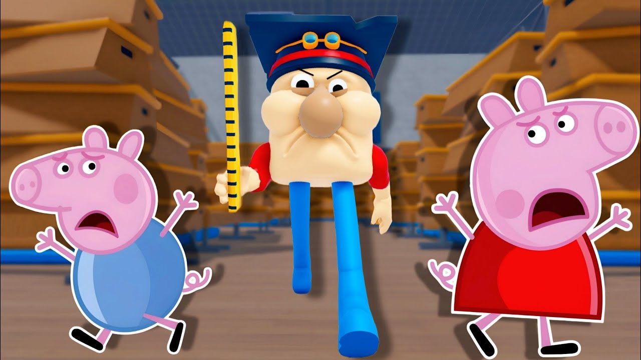 Peppa Pig ESCAPE Epic School in ROBLOX! Episode.76