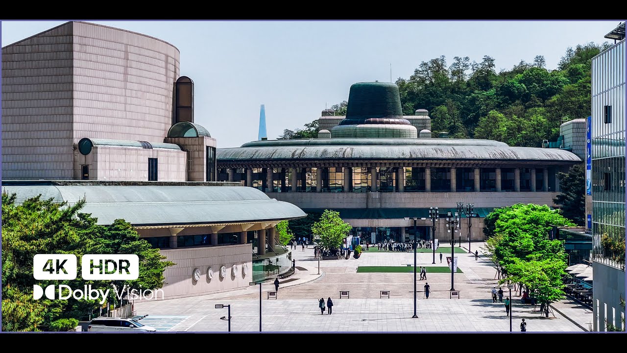 [4K HDR] Seoul Arts Center 🚶🏻&zwj;♂️ A good place to walk