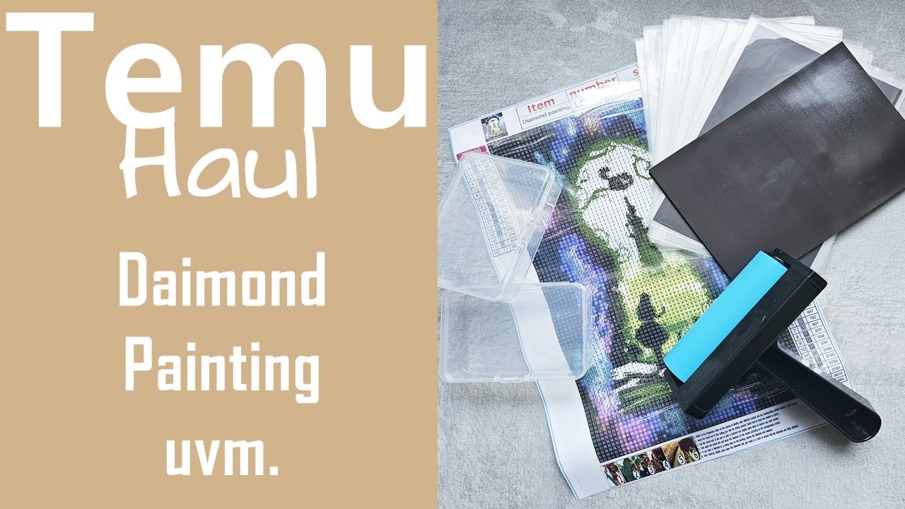 Temu Haul Teil 1 ✿ Daimond Painting  ✿ Aufbewahrung und Ordnung ✿ Basteln mit Papier ✿ DIY