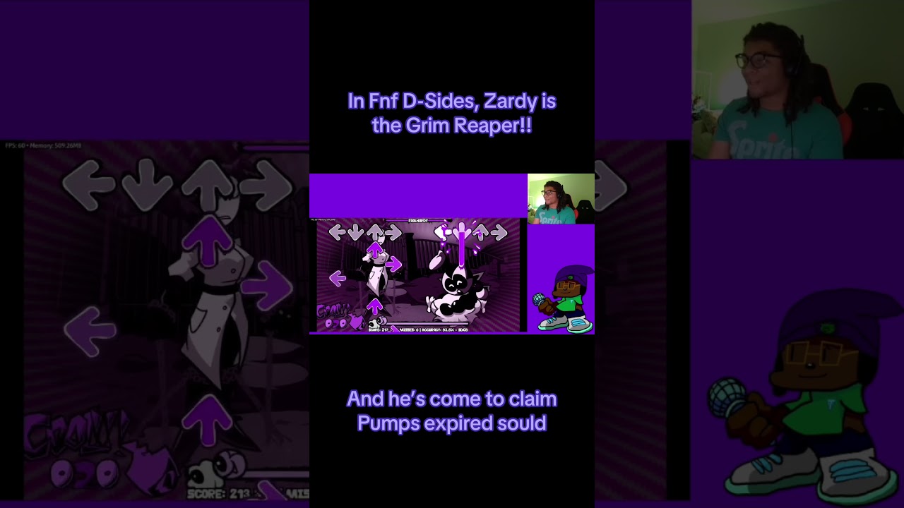 D-Side Zardy is the grim reaper & he wants pump&rsquo;s soul!! #fnf #zardyfnf #fnfdside #spookymonth