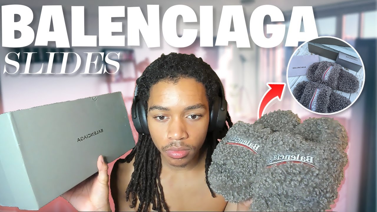 BEST SHOE FOR THE SUMMER? | Balenciaga Fur Slides Grey (SHOE REVIEW)
