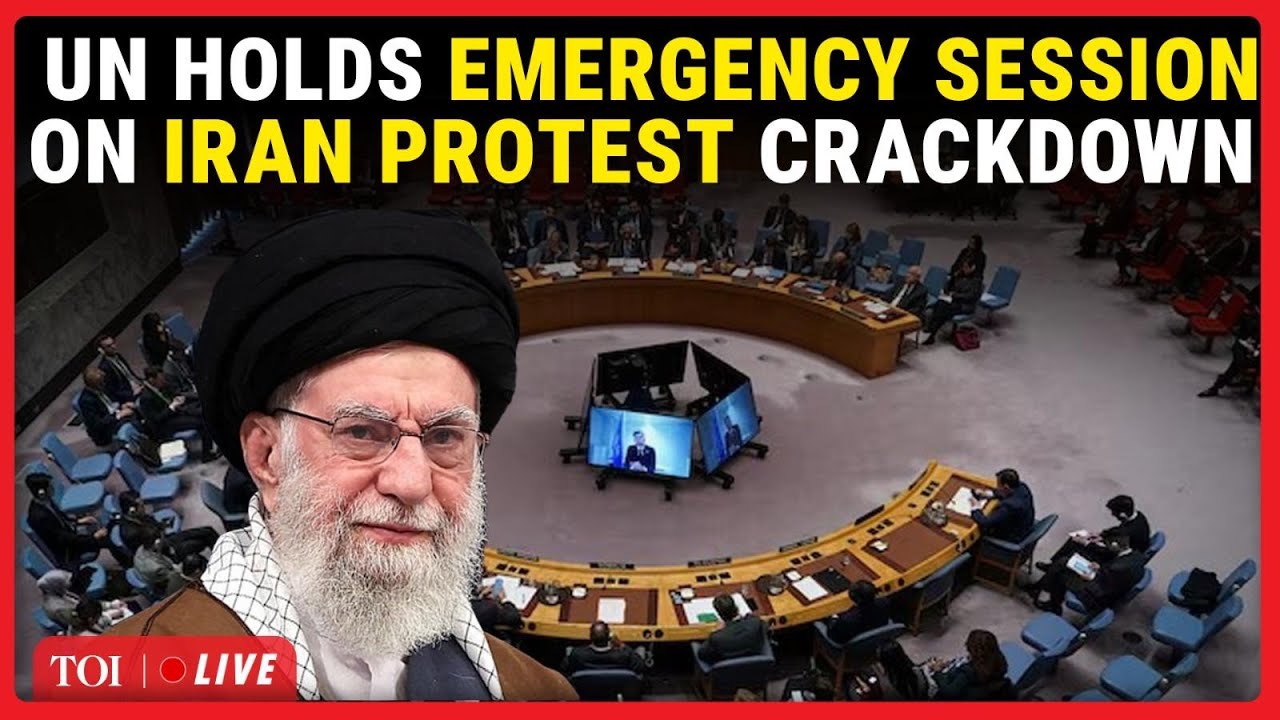 LIVE | UNSC Meeting Erupts as Iran Faces Scrutiny Over Violent Protest Crackdown