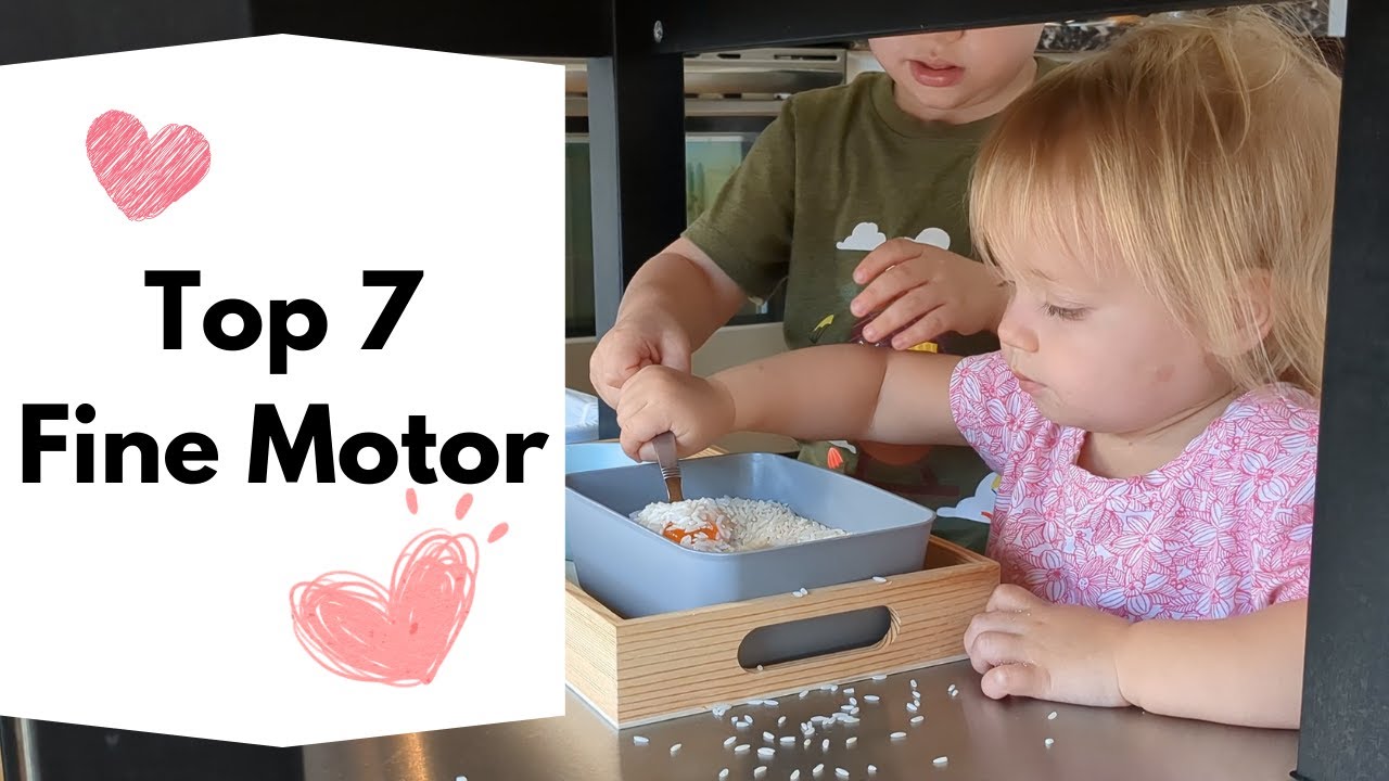 My Top 7 Favorite Toddler Fine Motor Activities | How to Homeschool a Toddler