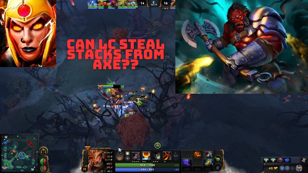 Can LC steal stacks from axe?? Dota 2 Clips #dota2clips #gameplay #dota2