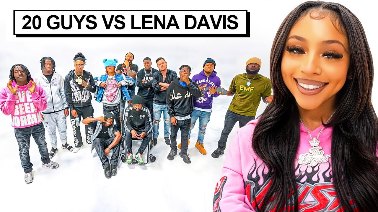 20 GUYS VS 1 INFLUENCER: LENA DAVIS