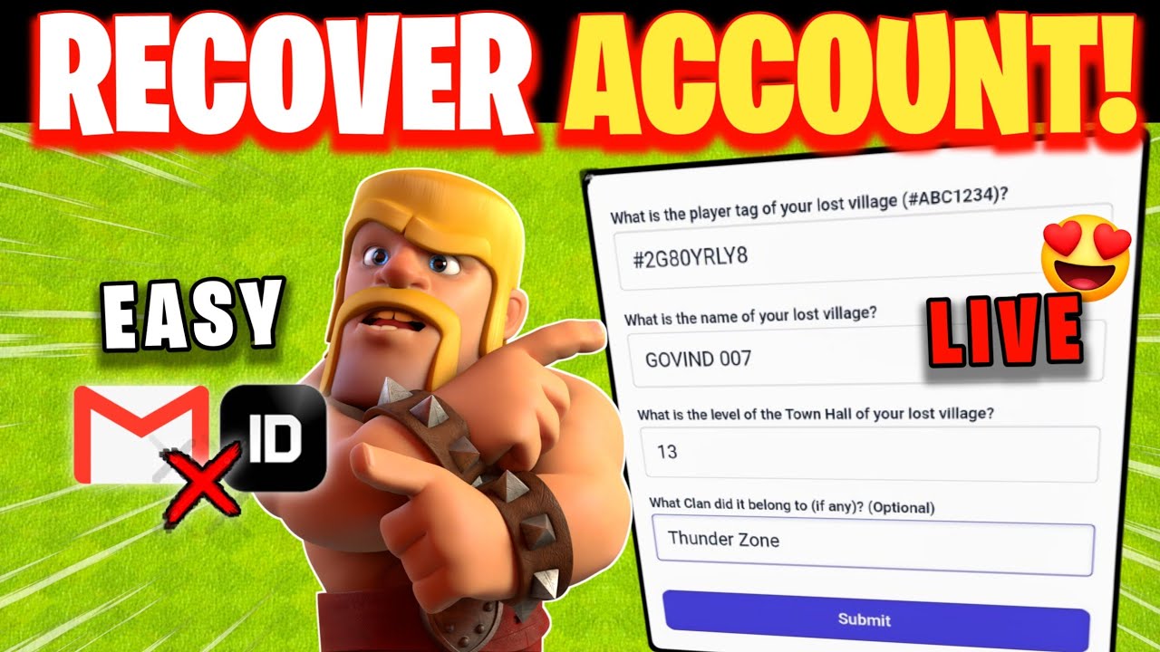 HOW TO RECOVER LOST CLASH OF CLANS ACCOUNT IN 2025 (NO GMAIL OR SUPERCELL ID NEEDED!)