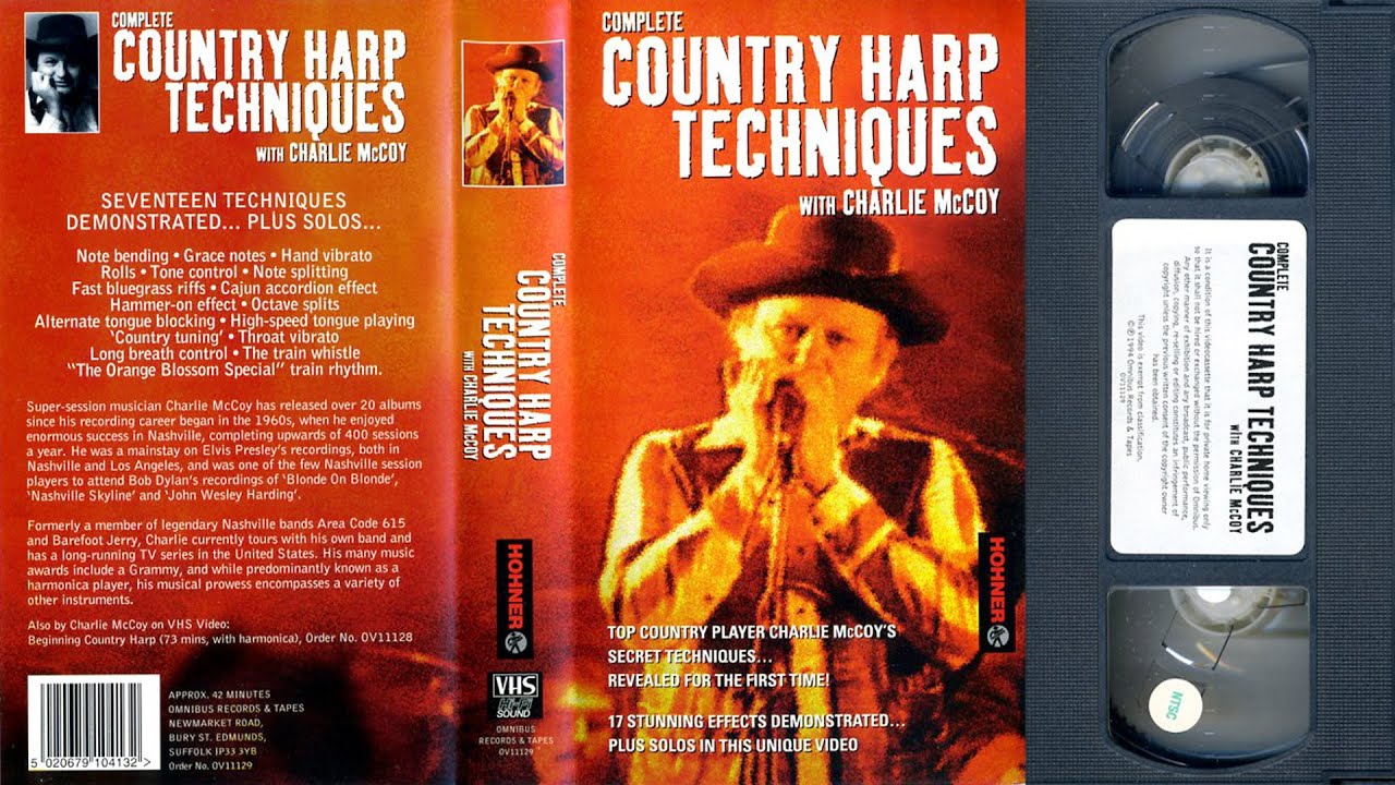 Complete Country Harp Techniques with Charlie McCoy (NTSC, VHS)