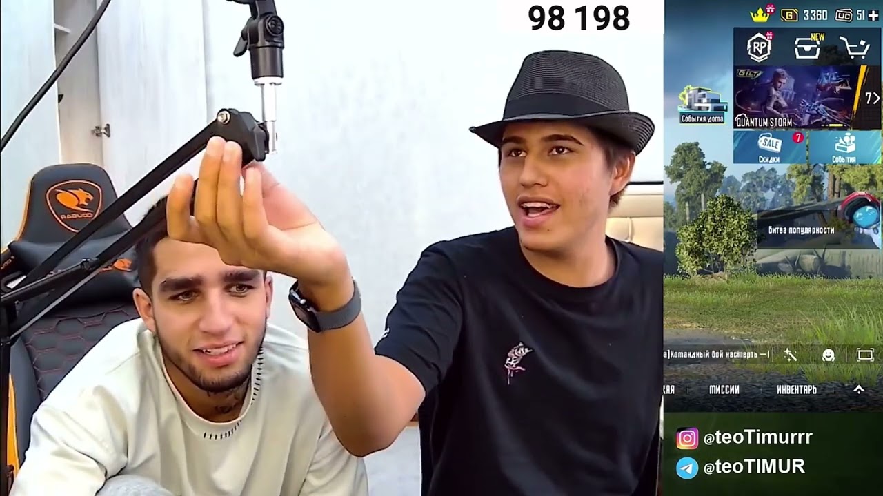 TEO TIMUR BILAN ASLAMBOI 😍 ORQADAN GAPIRAYOTGANLANI GAPLASHAMIZ🤬 #pubgmobile #teotemur #aslamboi