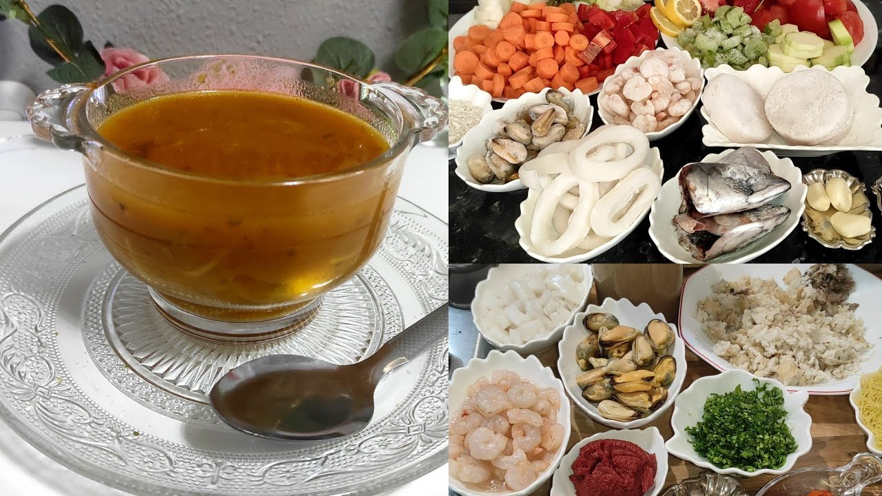 Sopa de Pescado y Marisco o Sopa Marinera al Estilo Marroquí | Mis Recetas Marroquí