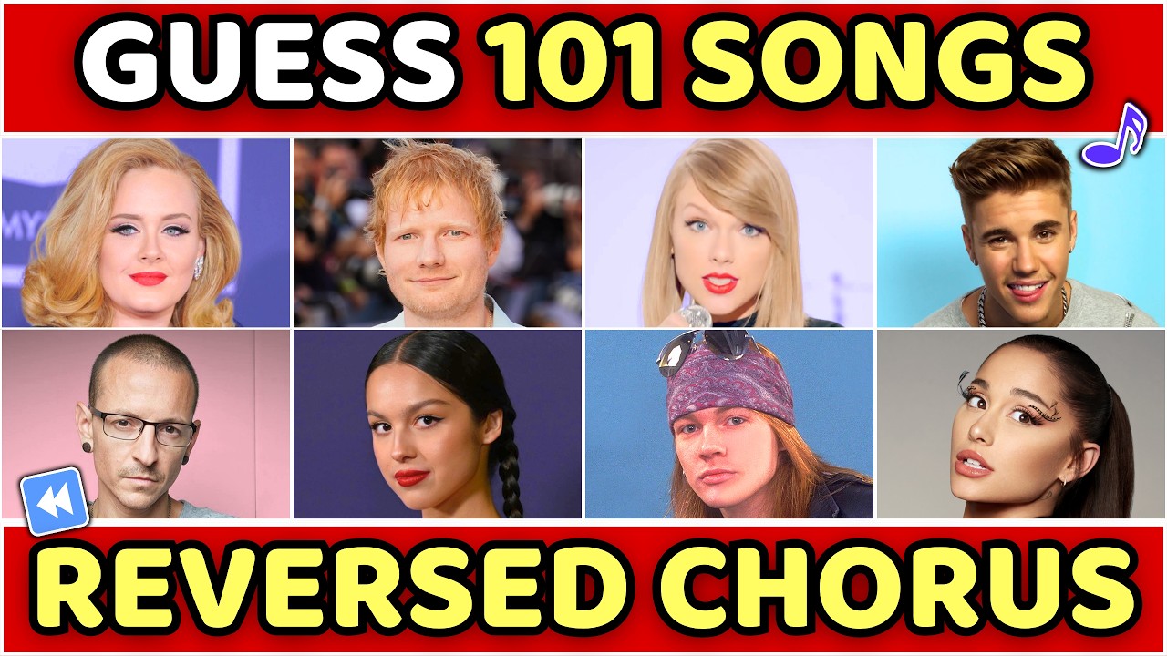 Угадайте 101 культовую песню группы The REVERSED CHORUS 🎵🔄