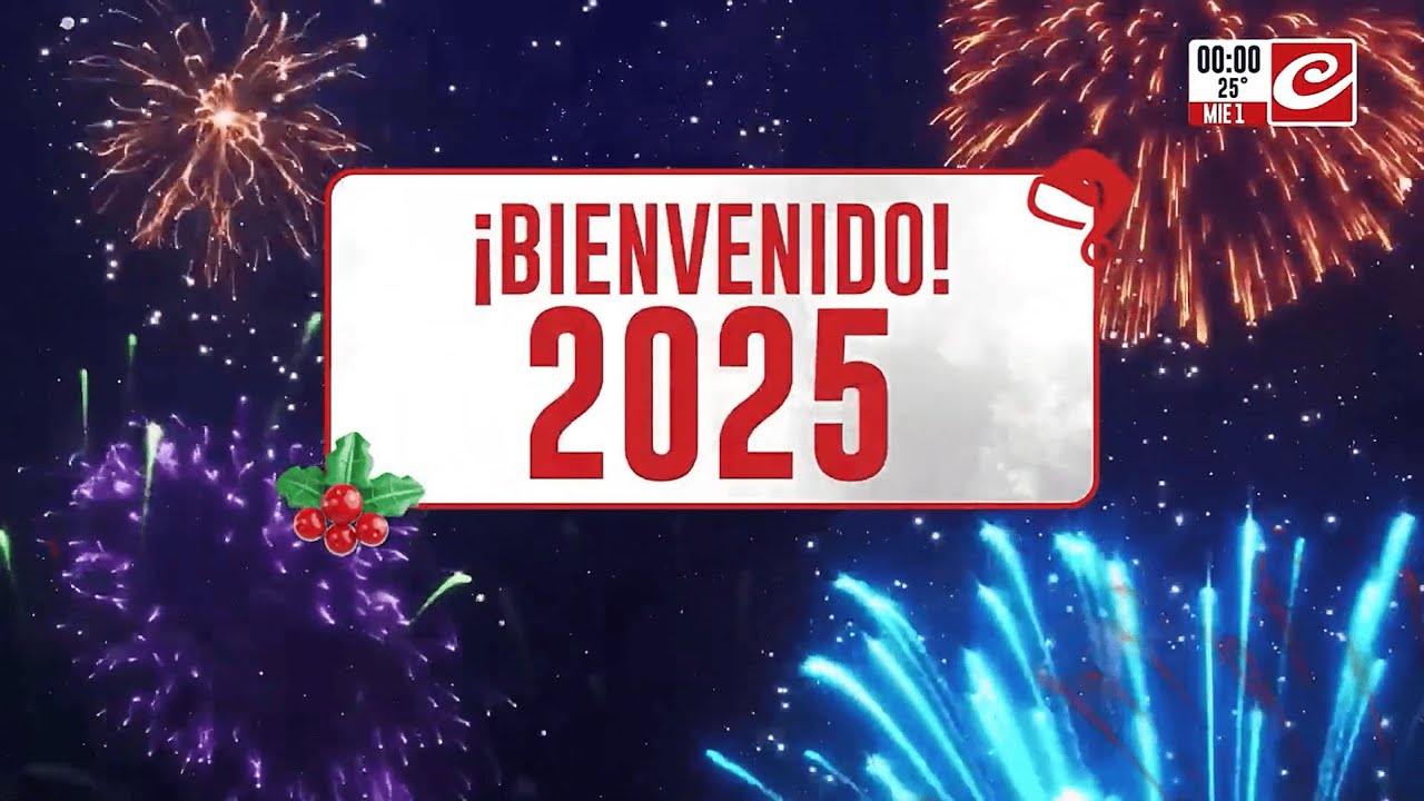 Crónica HD Argentina | Cuenta Regresiva Año Nuevo 2025 | 31/12/2024 - 01/01/2025