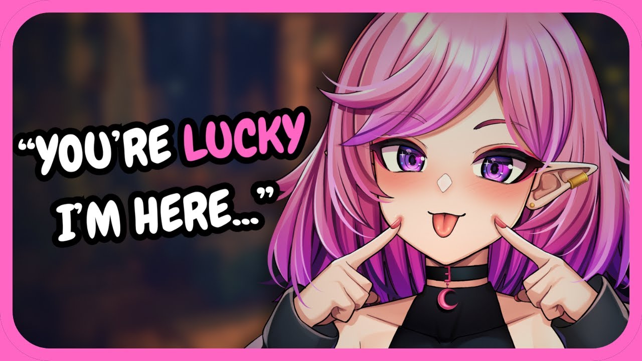 [FEMBOY ASMR] Your vampire roommate comforts you during a thunderstorm ⛈️🦇💞