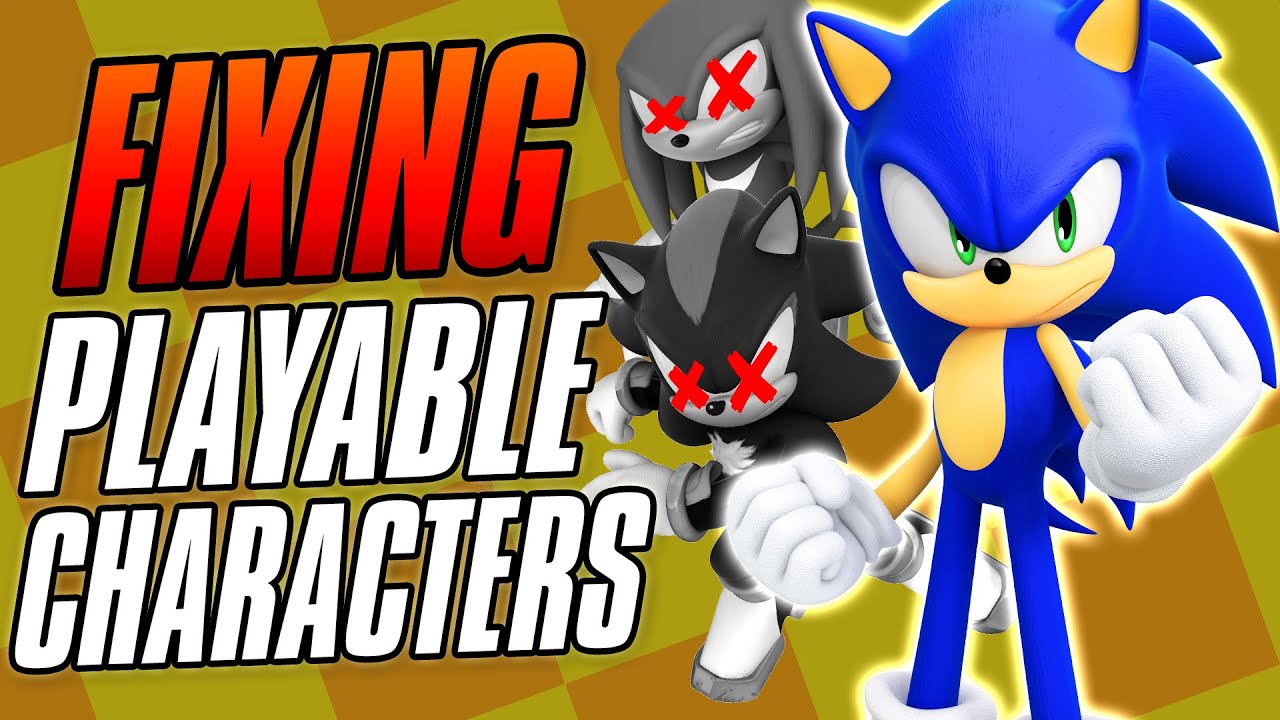 How To Fix Playable Characters In Sonic Games