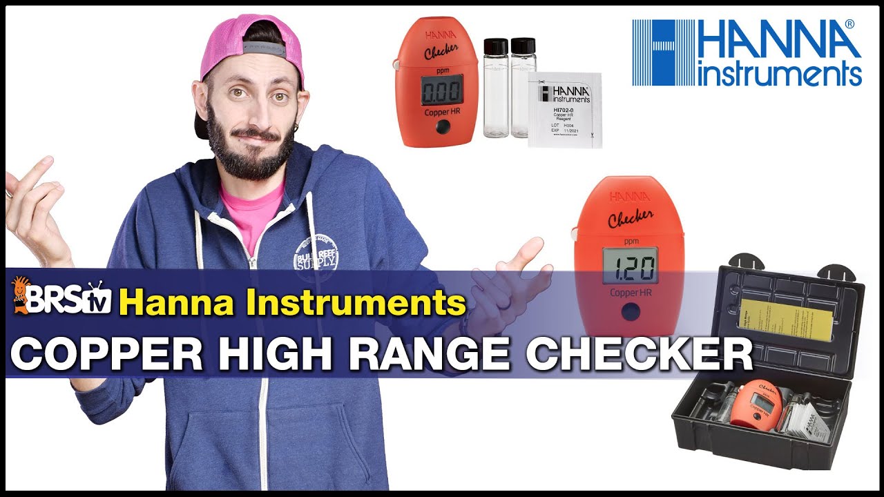 Medicating Reef Fish With Copper Now Much Safer & Accurate With Hanna High Range Copper Checker.