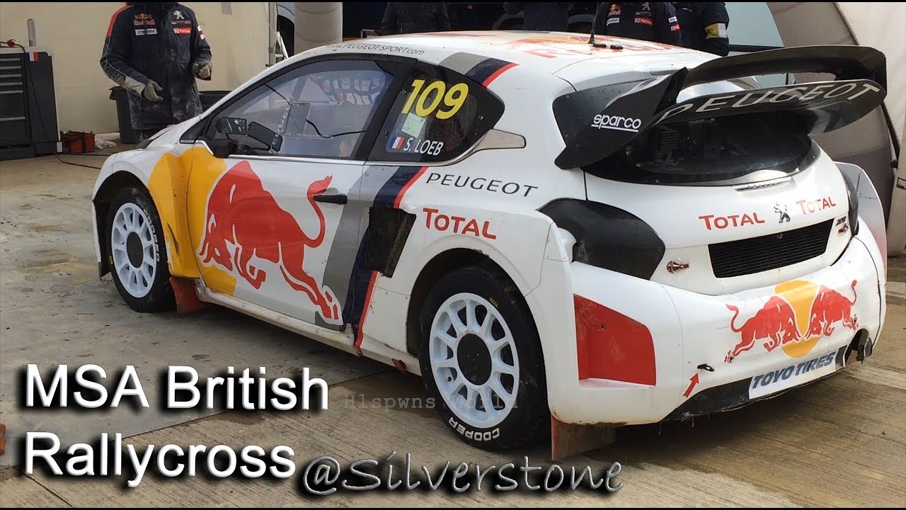 MSA British Rallycross - Silverstone 17/3/18 - Snow, Windchill, Exciting