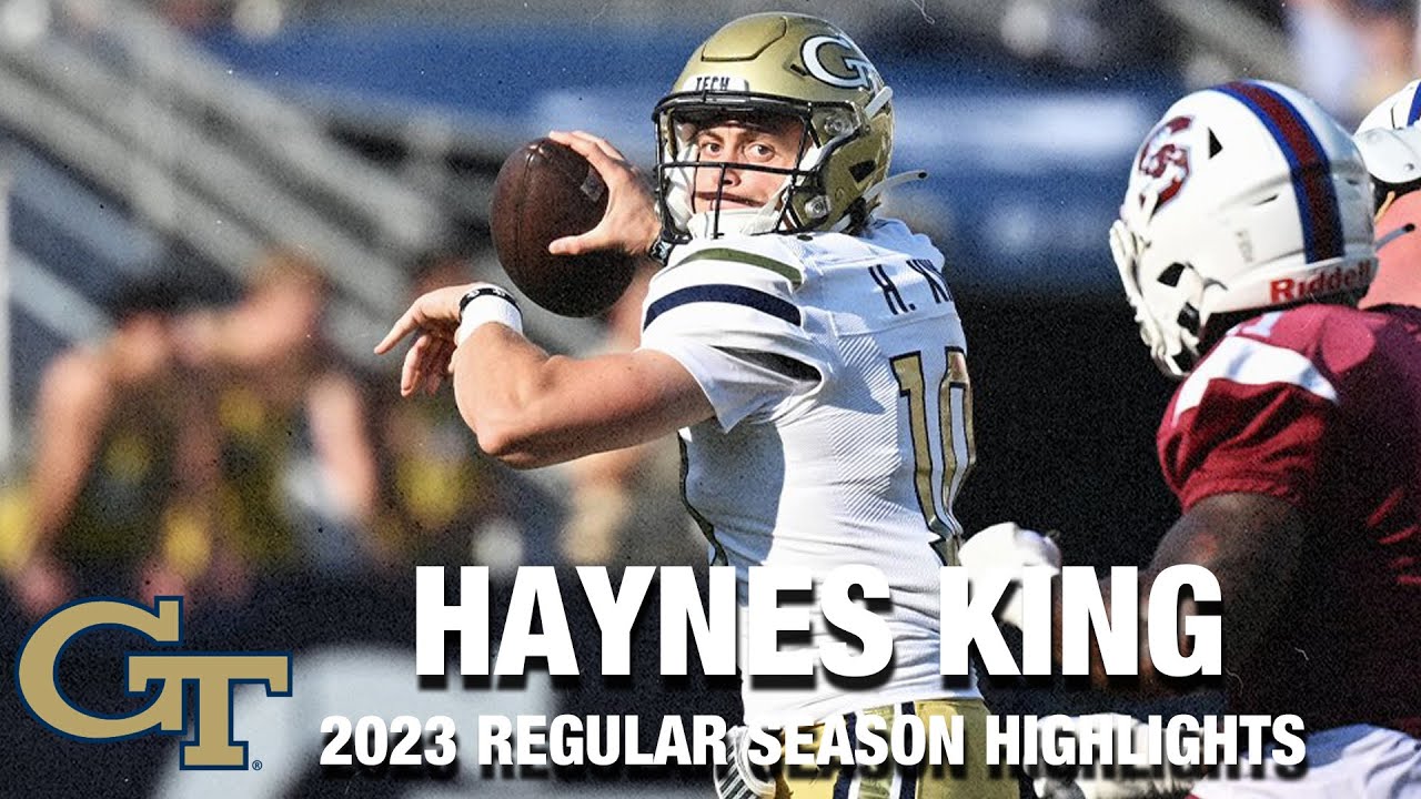 Haynes King 2023 Regular Season Highlights | Georgia Tech QB