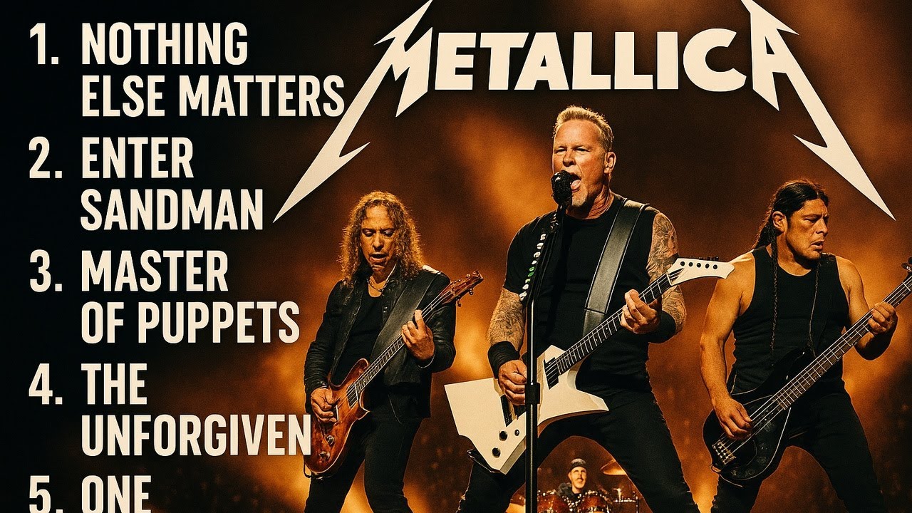 Emo Rock Playlist Nonstop | Best Guitar Riffs with Metallica and Slow Rock Live Concert Energy